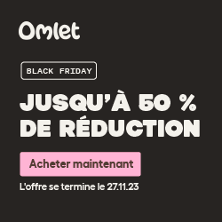 Les offres Black Friday chez Omlet